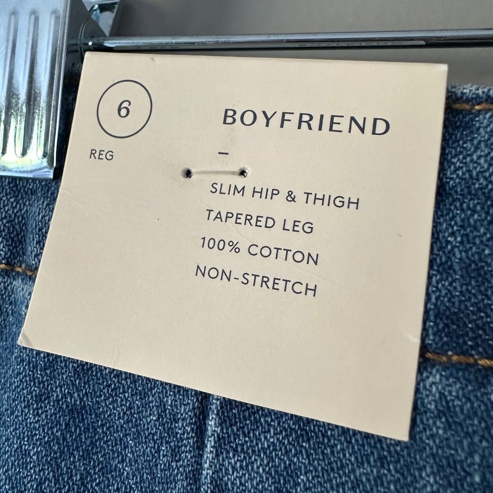 Universal Threads Loose‎ Fit Cargo Boyfriend Jeans Medium Wash 6R NWT - Picture 8 of 8